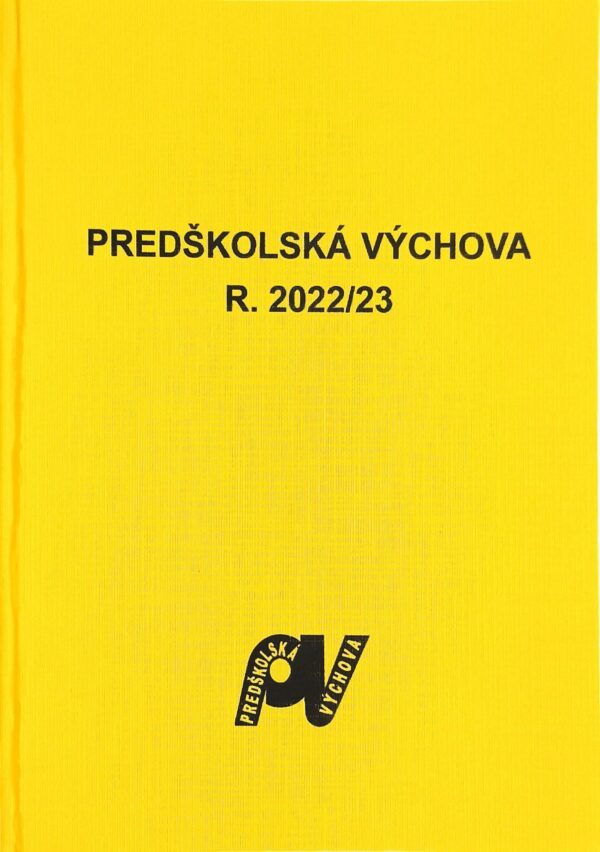 Knižná väzba Predškolská výchova r. 2022/2023